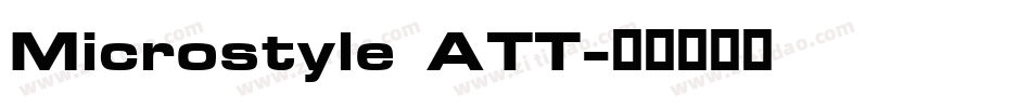 Microstyle ATT字体转换